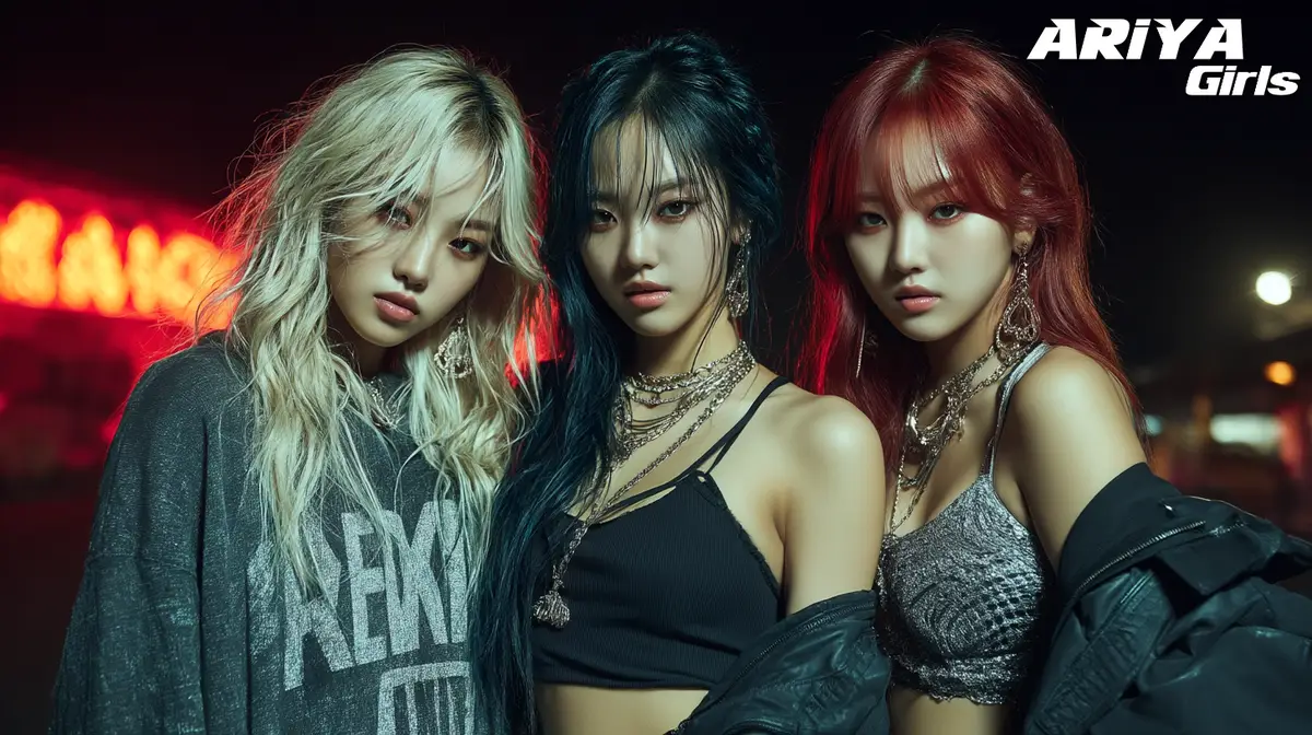 ARiYA Girls members are Miyu, Nari, and Haeun.