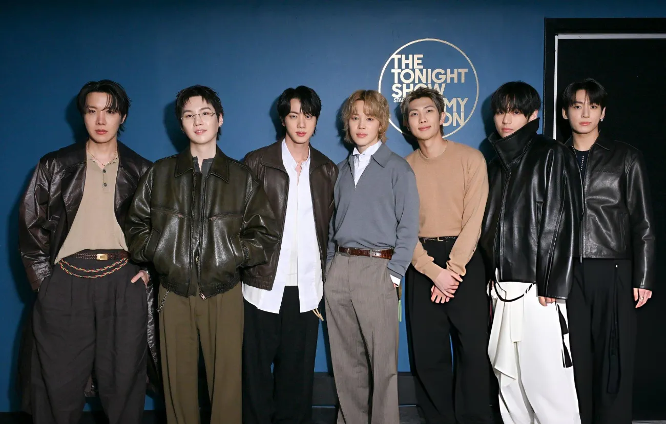BTS Members V, Jungkook, Jimin, RM, Jin, J-Hope and Suga