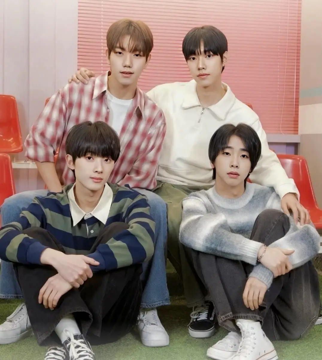 EION members are Sihoon, Haru, Minjae, and Hyun.