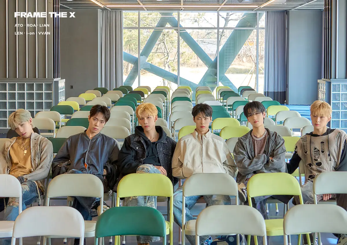 FRAME THE X members are Ato, Roa, I-ON, Vvan, Rian, and Len.