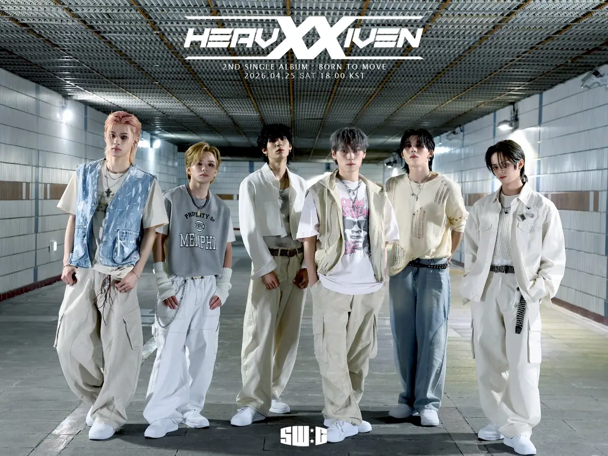 SWEET:CH members are Hwi, Jin, Rikuto, Wangseok, Satoshi, and Taiki.