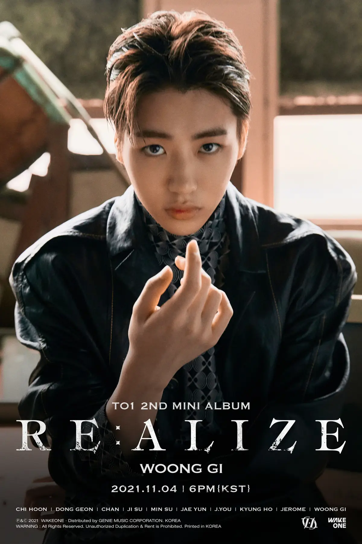 TO1 Members Profile TO1 former member Woonggi